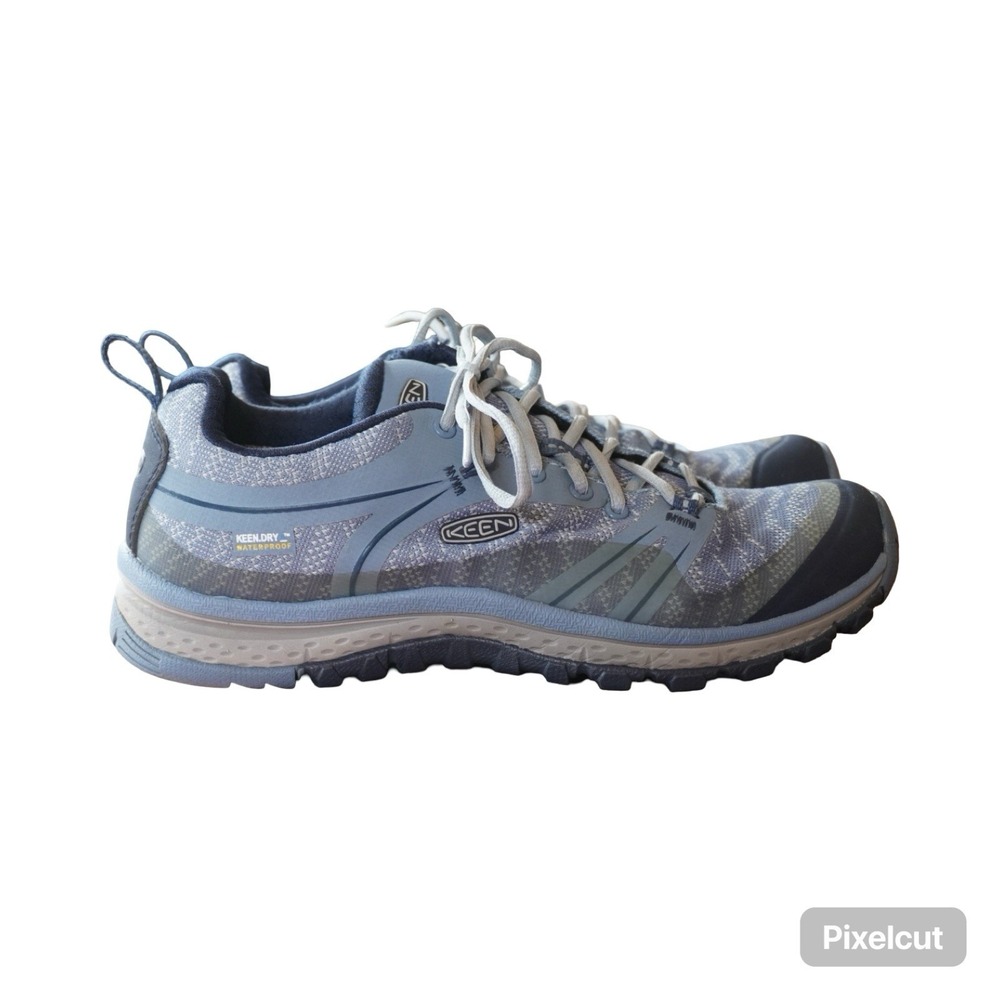 Keen Terradora Waterproof Hiking Shoes Women's Size 6 1/2 Blue Gray Trail - Picture 4 of 10